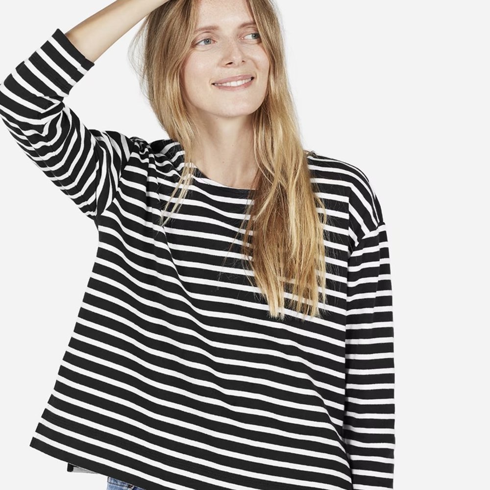 The Boxy Striped Tee